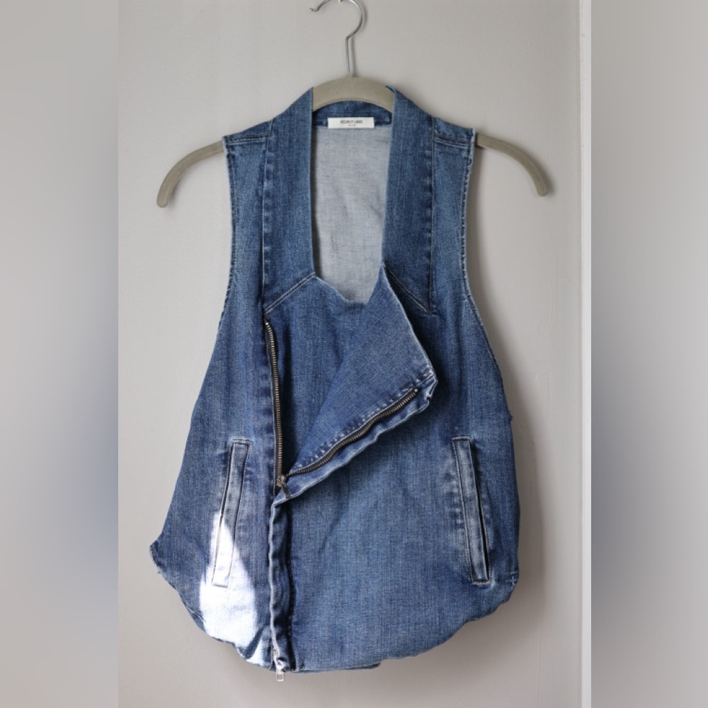 Helmut Lang Blue Denim Vest